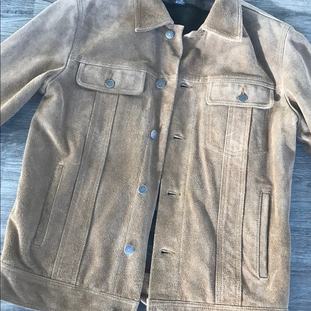 J crew fall leather suede jacket